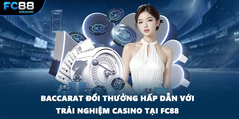 Baccarat Đổi Thưởng Hấp Dẫn Với Trải Nghiệm Casino Tại FC88