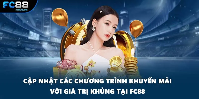 Cập nhật các chương trình khuyến mãi với giá trị khủng tại FC88