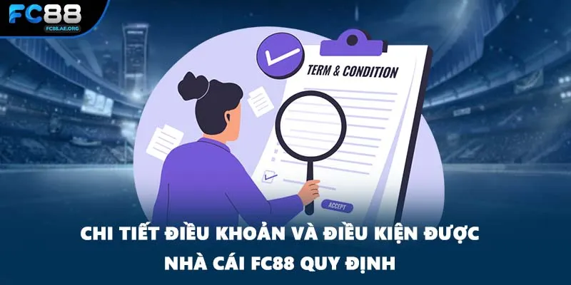 Chi tiết điều khoản và điều kiện được nhà cái FC88 quy định