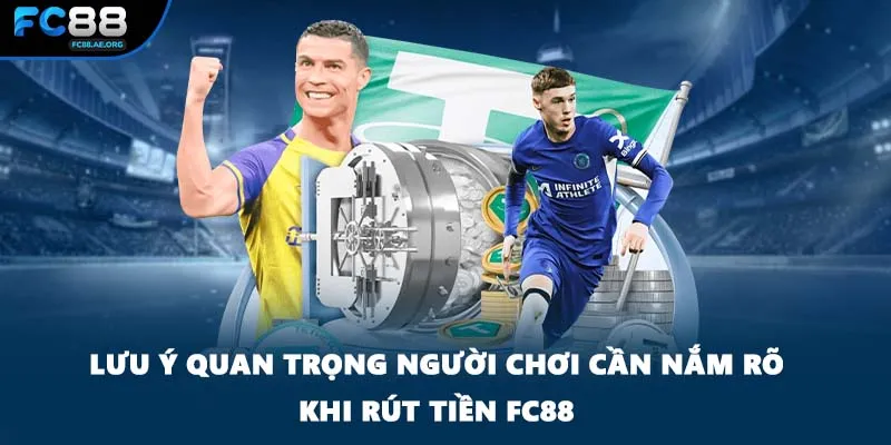 Lưu ý quan trọng người chơi cần nắm rõ khi rút tiền FC88